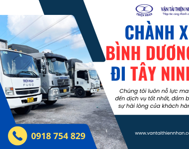 Dịch vụ Chành xe Bình Dương đi Tây Ninh
