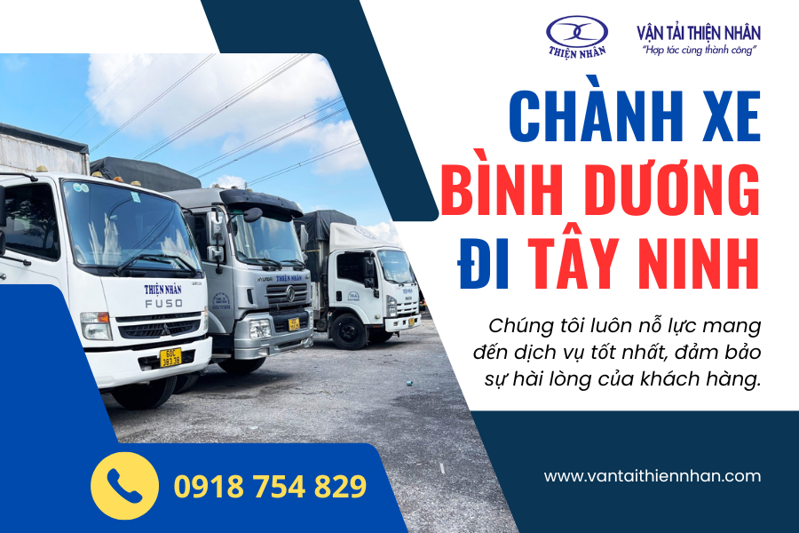 Dịch vụ Chành xe Bình Dương đi Tây Ninh