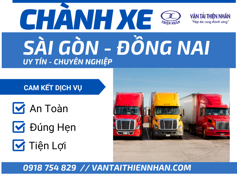 Chành xe Sài Gòn đi Đồng Nai